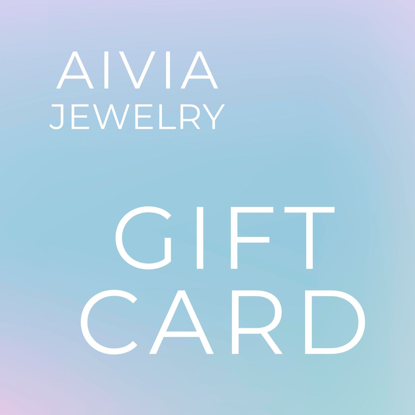 AIVIA Jewelry Gift Card