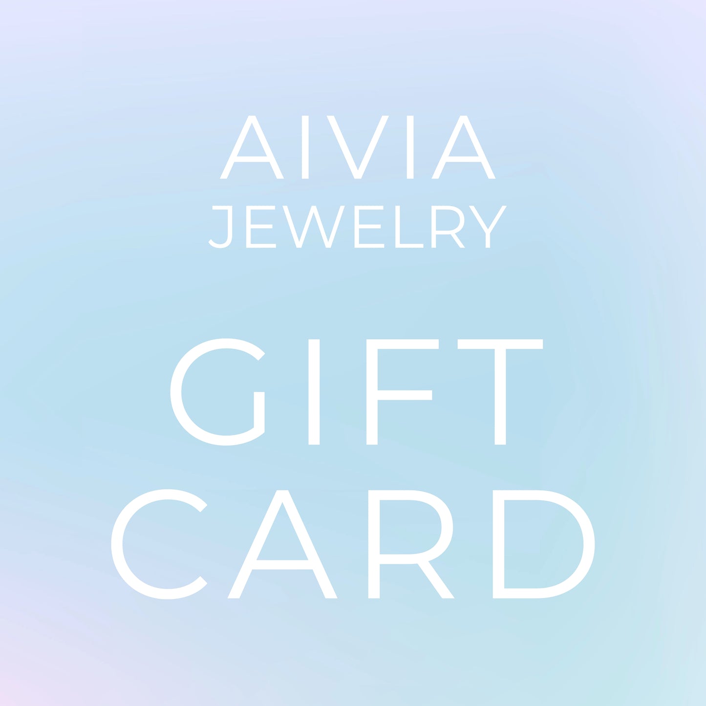 AIVIA Jewelry Gift Card