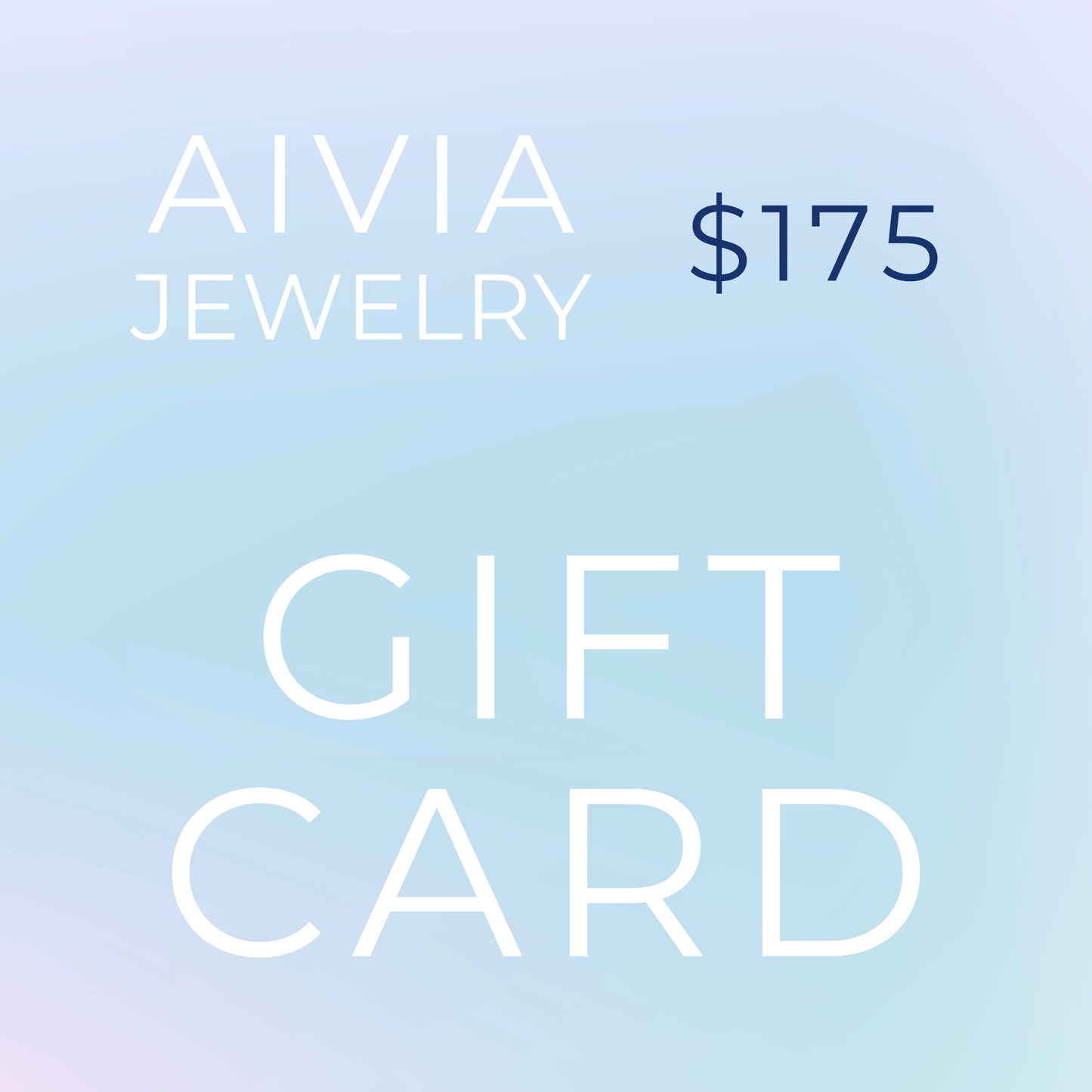 AIVIA Jewelry Gift Card