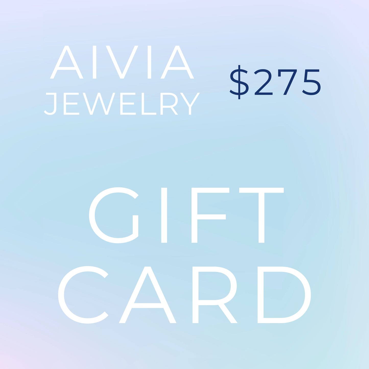 AIVIA Jewelry Gift Card