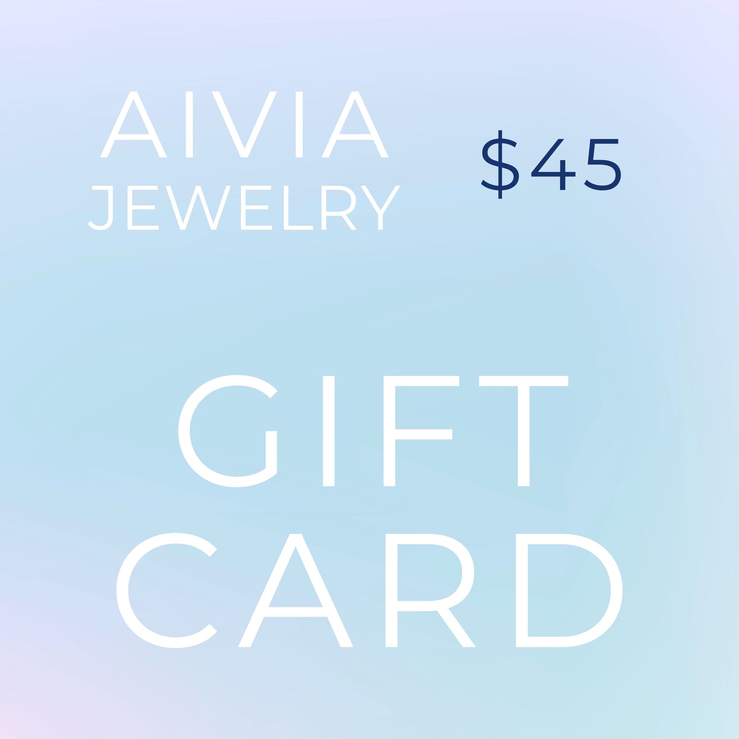 AIVIA Jewelry Gift Card