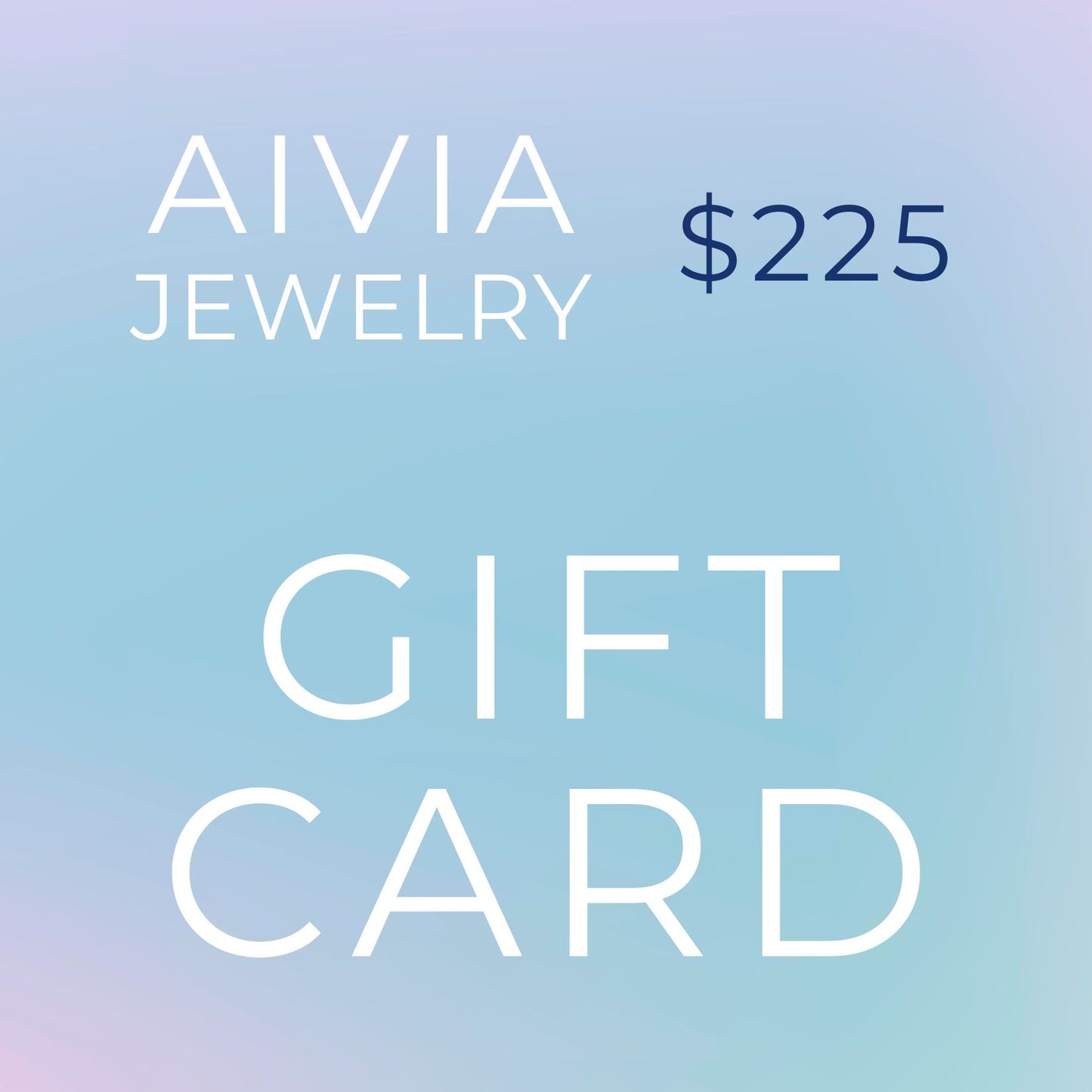 AIVIA Jewelry Gift Card